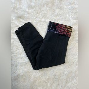 VS PINK Cropped Leggings
